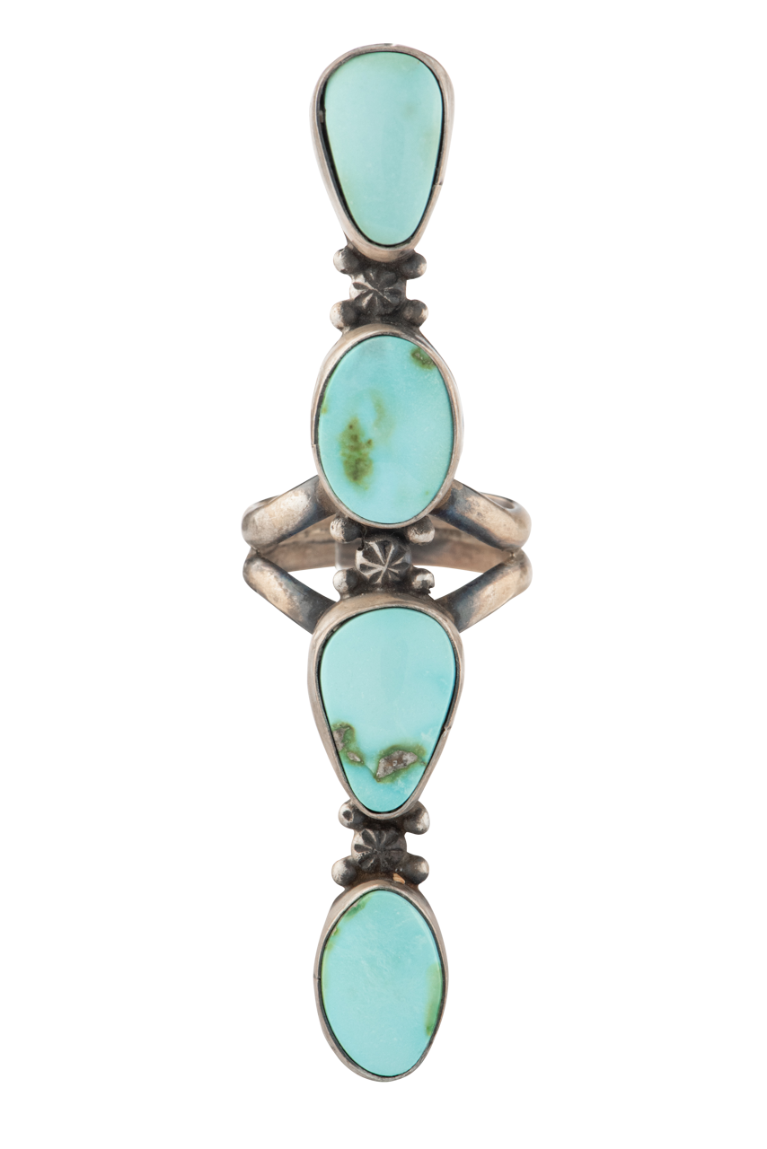 Royston Turquoise Ring for Women - Handmade Sterling Silver Jewelry, Boho Chic Statement Ring - Perfect for Gifts, Parties & Everyday Wear