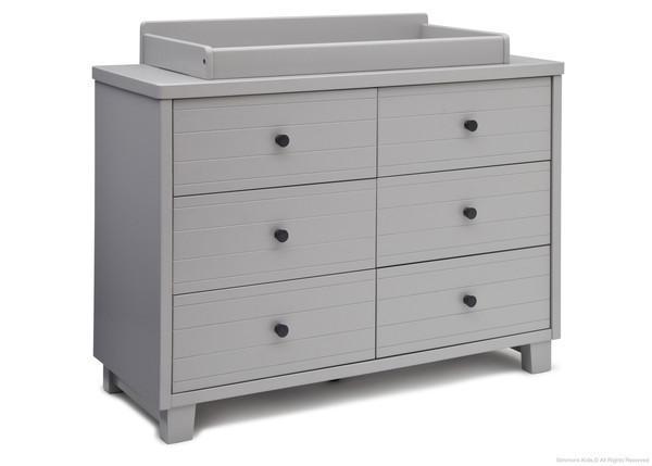 Rowen Double Dresser - 6-Drawer Solid Wood Chest for Bedroom Storage | Modern Dresser with Mirror for Home Organization | Perfect for Master Bedroom, Guest Room & Nursery