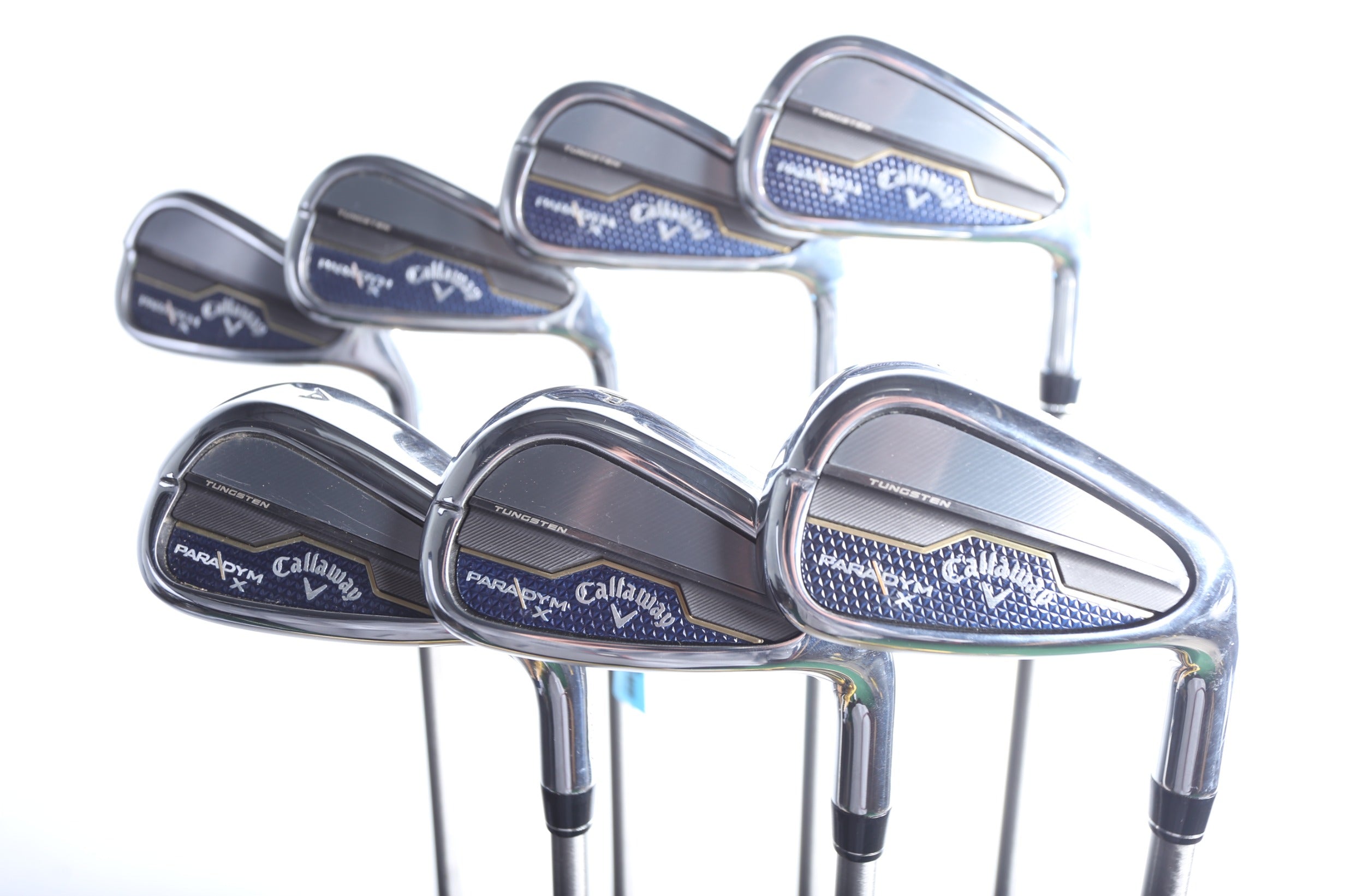 Premium Used Callaway Paradym X Iron Set - Right Handed 5-AW Regular Flex Golf Clubs for Men | Perfect for Course Play & Driving Range Practice