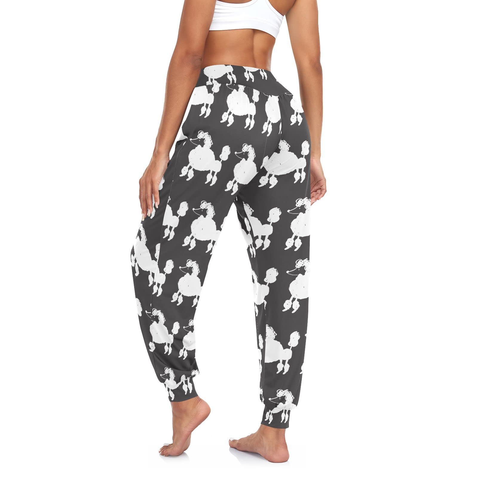 Aflyko Women's Boho Trousers - Comfortable High Waisted Sweatpants for Yoga, Dance, Workout & Lounge - Soft Stretchy Joggers Pants in Sizes S-2XL - Perfect for Casual Wear, Gym, Travel & Everyday Comfort