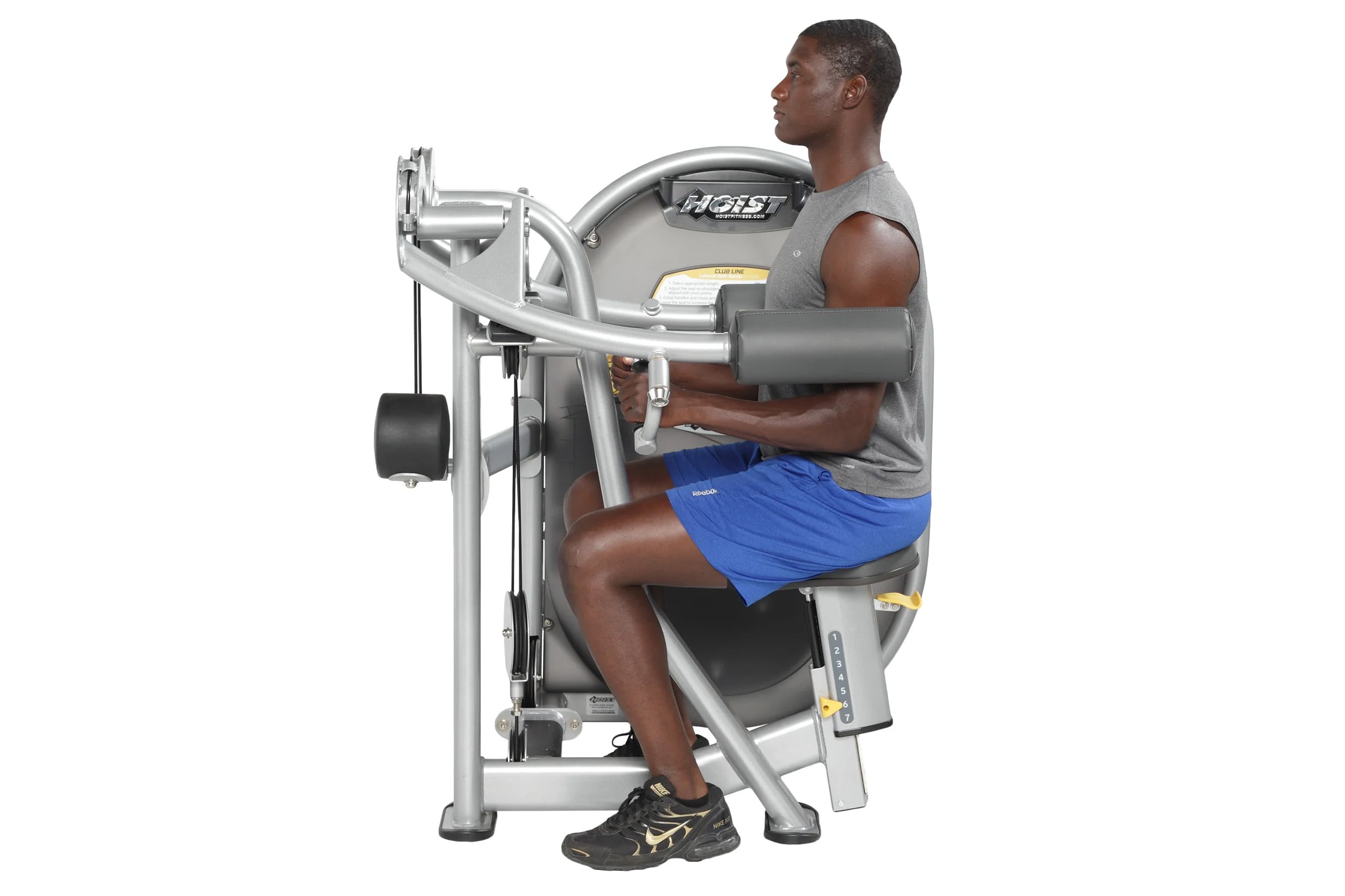 Hoist Lateral Raise Machine (CL 3502) - Premium Gym Equipment for Shoulder Workouts - Perfect for Home & Commercial Gyms
