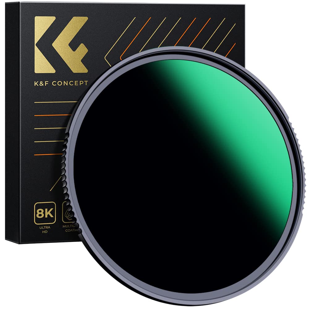 K&F Concept 112mm ND1000 (10-Stop) Fixed Neutral Density Lens Filter with 28 Multi-Layer Nano-X Coatings - Compatible with Nikon Z 14-24mm f/2.8S for Landscape, Long Exposure & Time-Lapse Photography