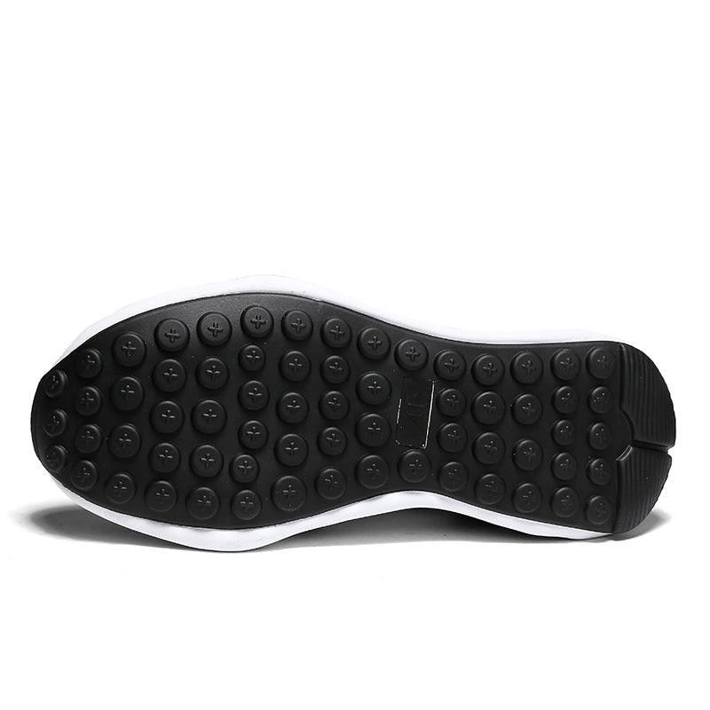 Breathable Cloth Casual Shoes for Men - Trendy Thick Sole Sneakers with Color Matching Design | Perfect for Walking, Running & Everyday Wear