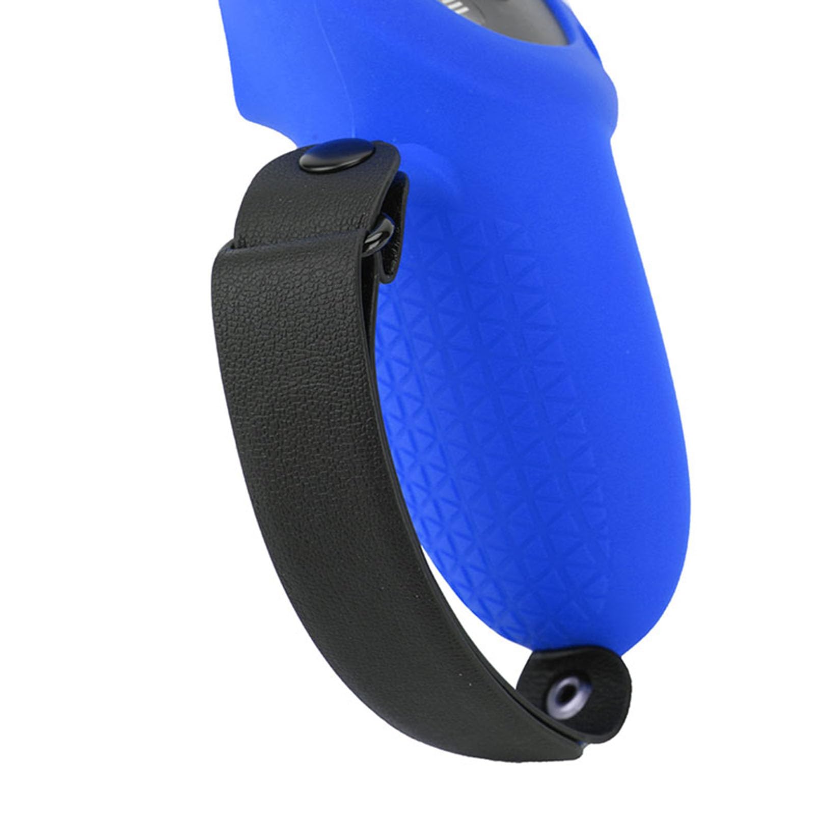 Non-Slip Silicone VR Controller Grips for Meta Quest 3 - Adjustable Strap & Joystick Cap Protective Cover (Blue) | Enhanced Grip for Immersive Gaming & VR Experiences