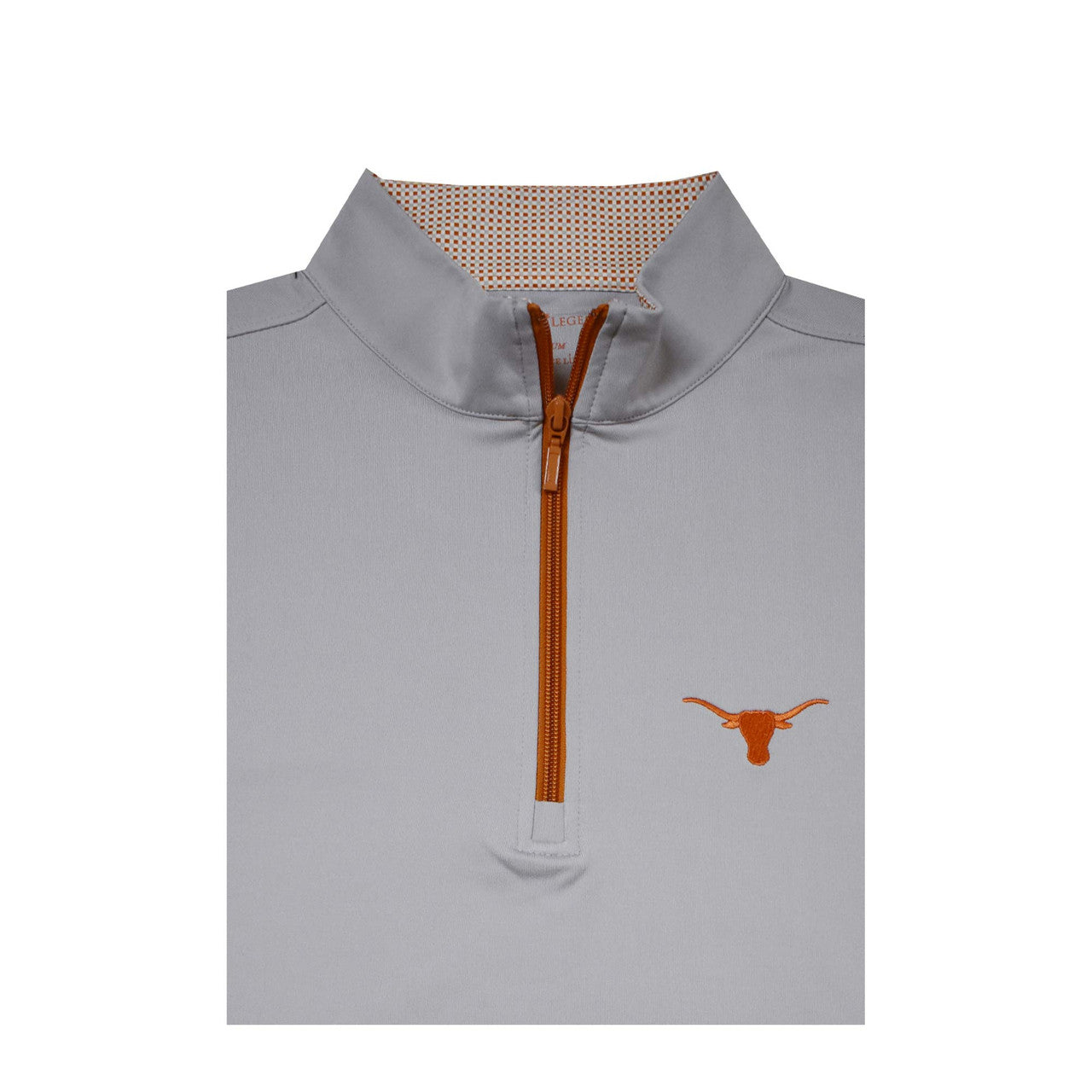 HORN LEGEND UT Grey Solid 1/4 Zip Pullover - Lightweight & Breathable for Outdoor Hiking, Running, and Casual Wear