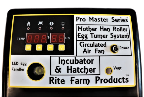 Rite Farm Pro Master Series 24 Egg Chicken Incubator - Automatic Temperature Control for Poultry Hatching, Perfect for Backyard Farmers & Homesteading
