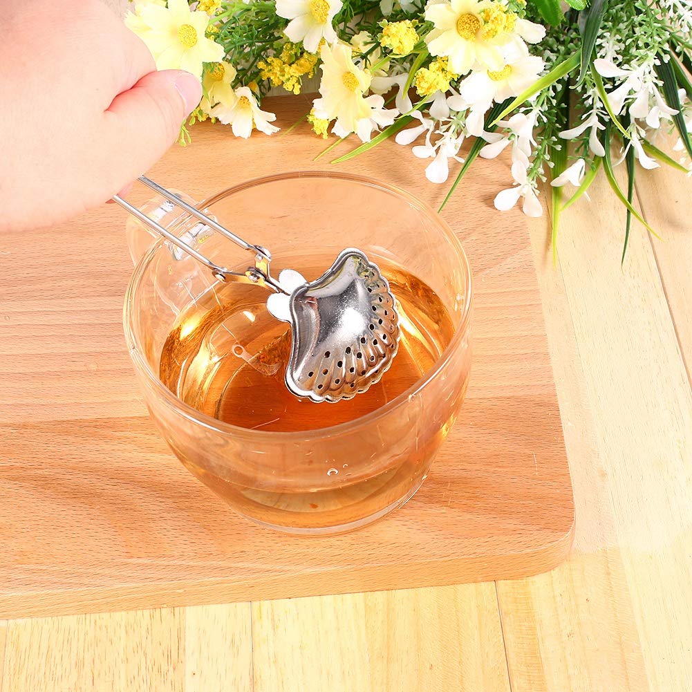 Premium Stainless Steel Tea Infuser - Fine Mesh Tea Strainer for Loose Leaf Tea, Rust-Proof & Durable - Perfect for Kitchen, Office, or Living Room Tea Brewing