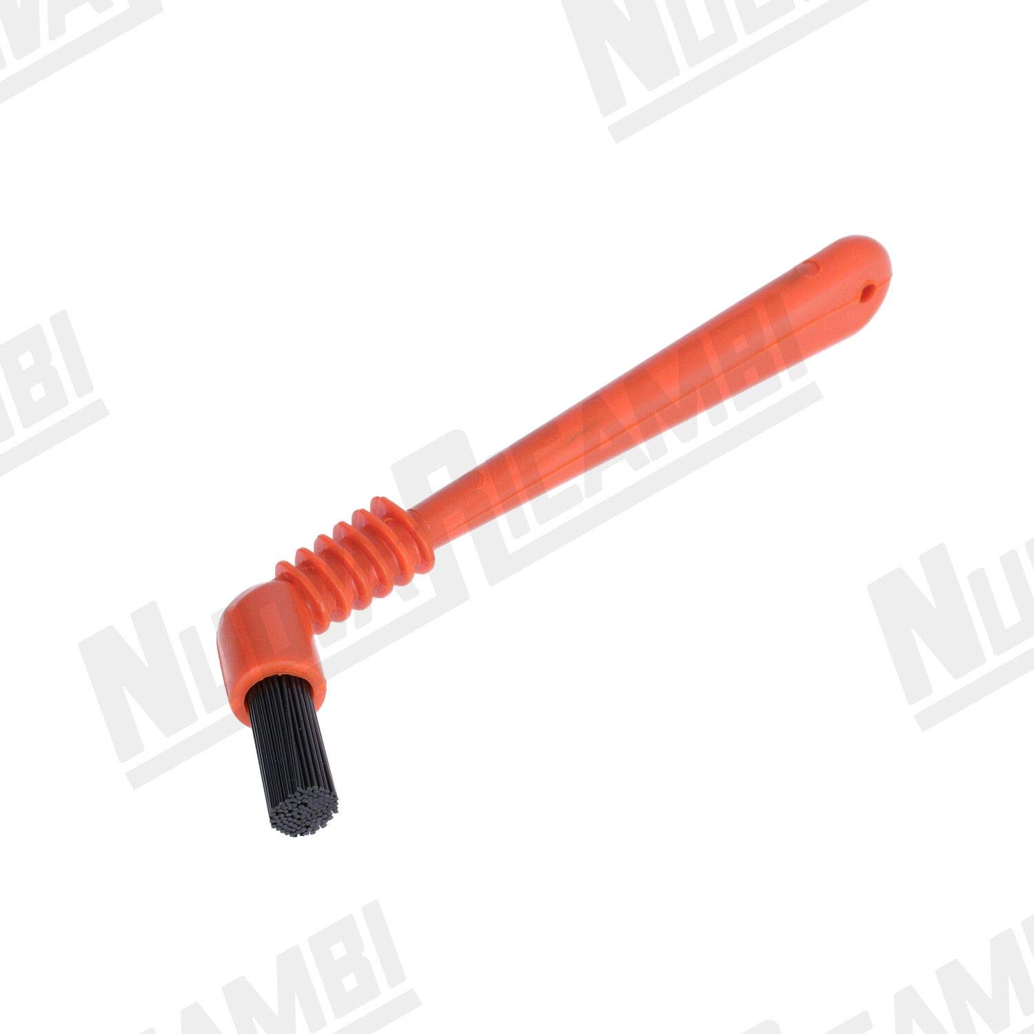 Group Head Cleaning Brush with Round Nylon Bristles - Orange Coffee Machine Cleaning Tool for Espresso Machines & Coffee Makers