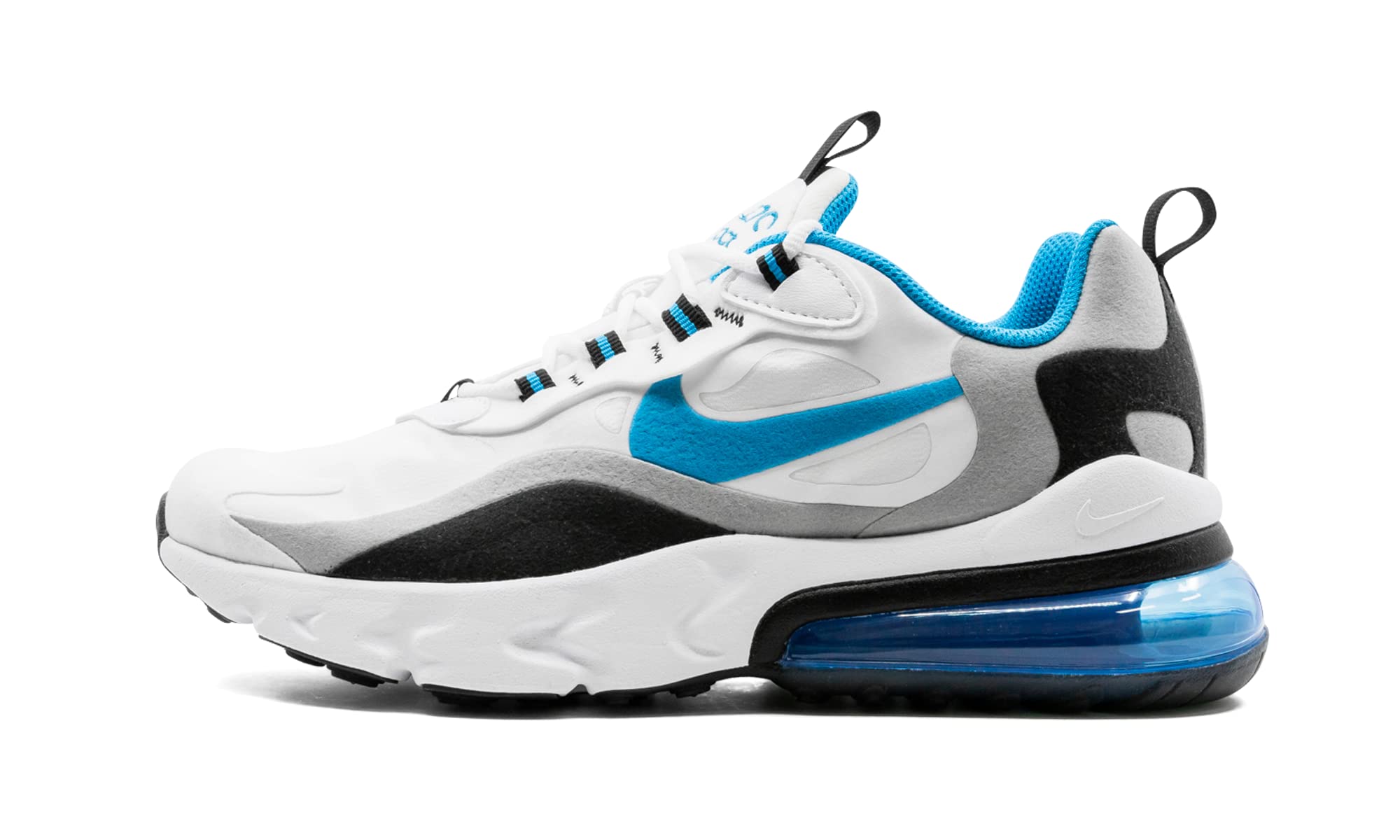 Nike Youth Air Max 270 React GS BQ0103 106 White Laser Sneakers - Boys Running Shoes for Sports & Casual Wear