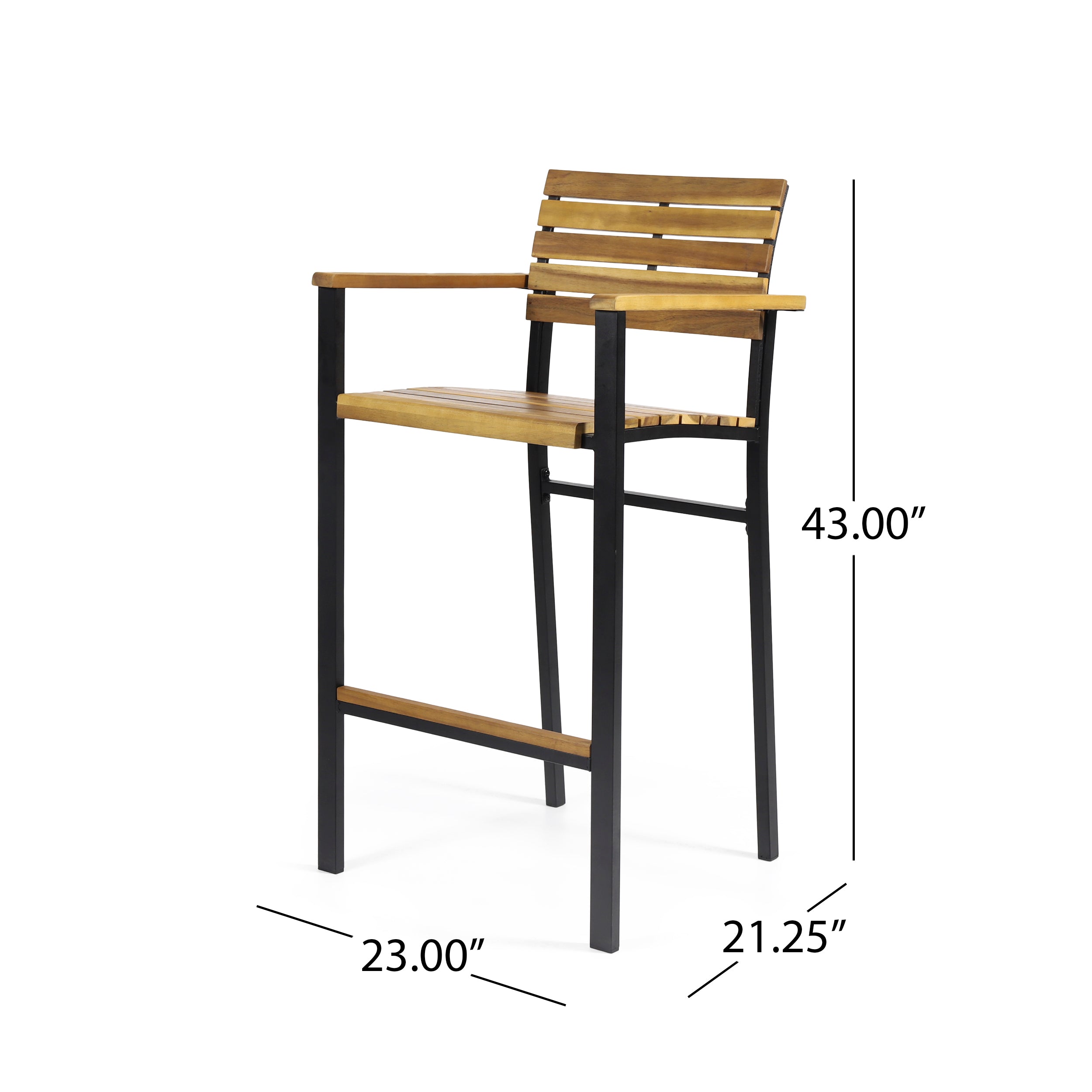 Premium BRAMPTON BARSTOOL - Adjustable Height Kitchen & Bar Stool with Padded Seat - Perfect for Home, Restaurant, and Cafe Use