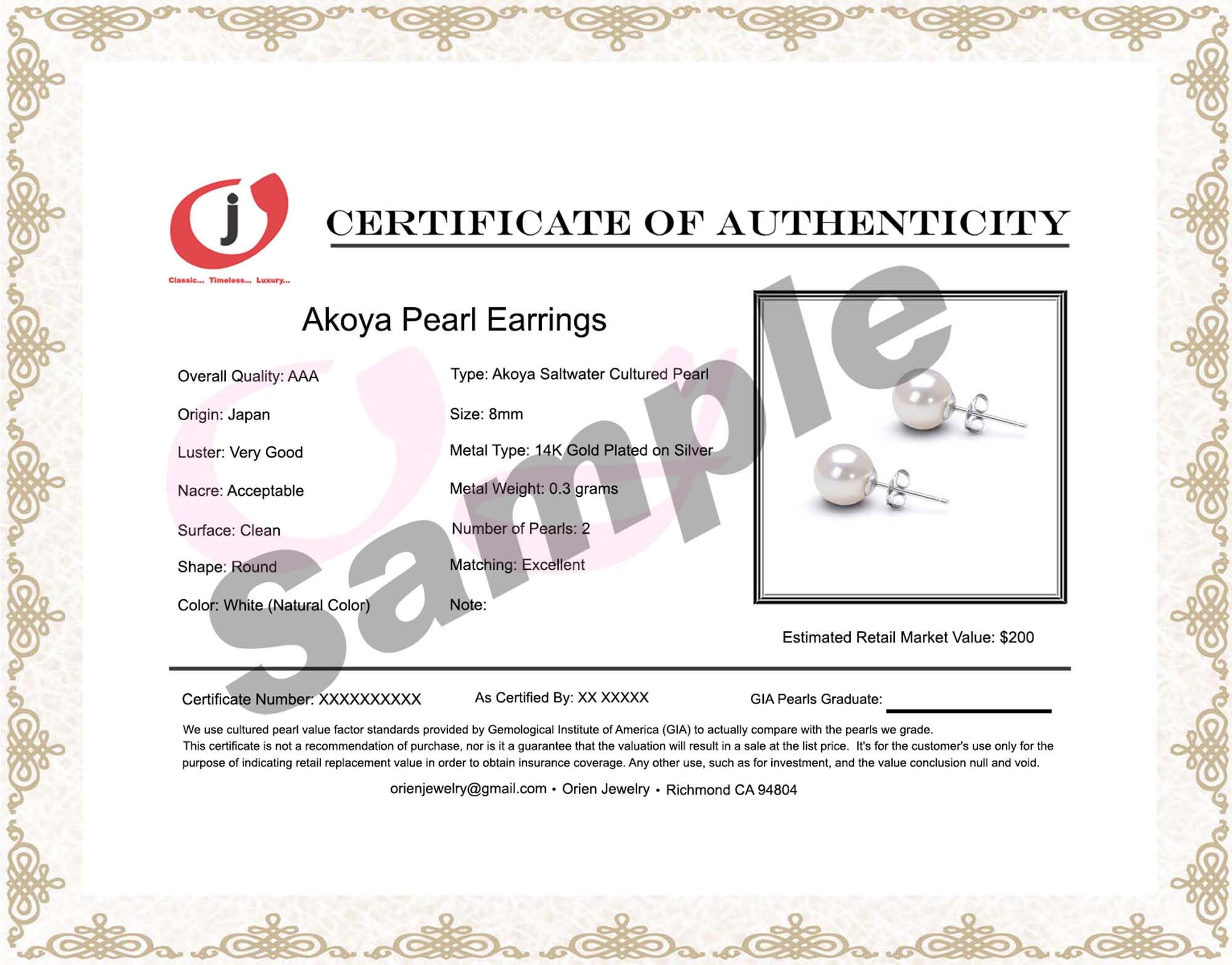 AAA Grade Japanese Akoya Cultured Pearl Stud Earrings 5-10mm White Pearls with Sterling Silver Settings - Elegant Jewelry Gift for Women - Perfect for Weddings, Anniversaries & Special Occasions