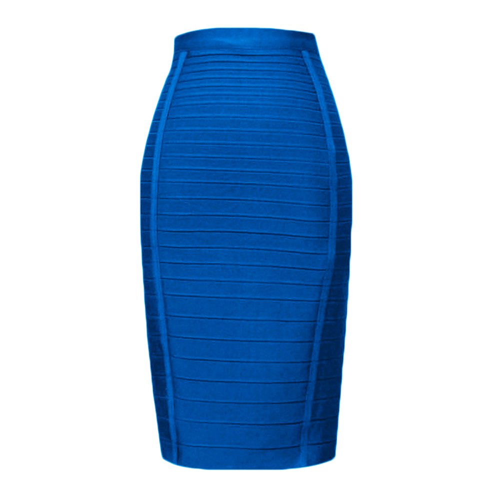 Women's High Waist Stretchy Rayon Bandage Pencil Skirt - Slim Fit Bodycon Mini Skirt for Work, Party & Night Out