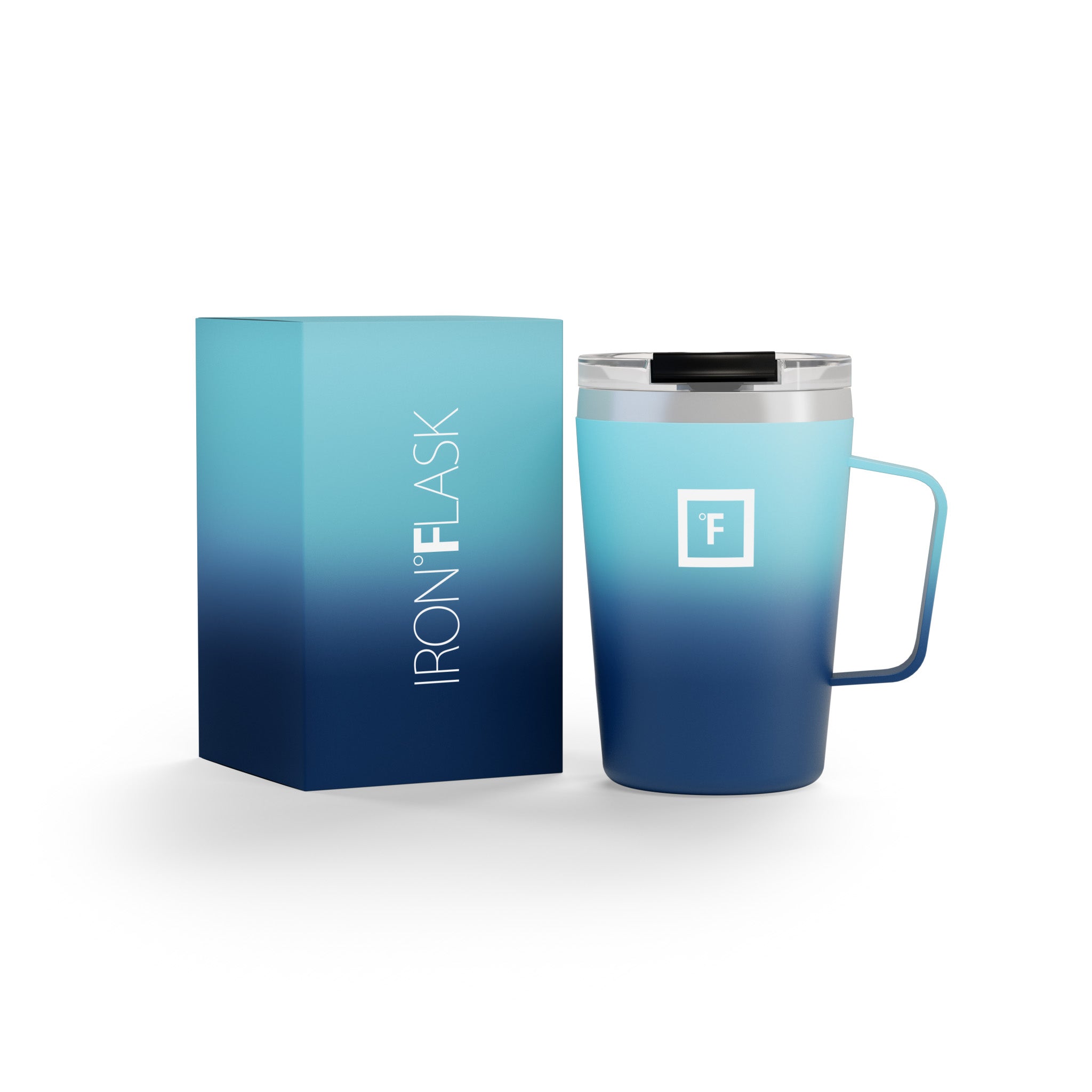 12 Oz Non-Slip Grip Coffee Mug - Insulated Travel Mug for Hot & Cold Drinks - Perfect for Office, Commute, Camping & Outdoor Activities