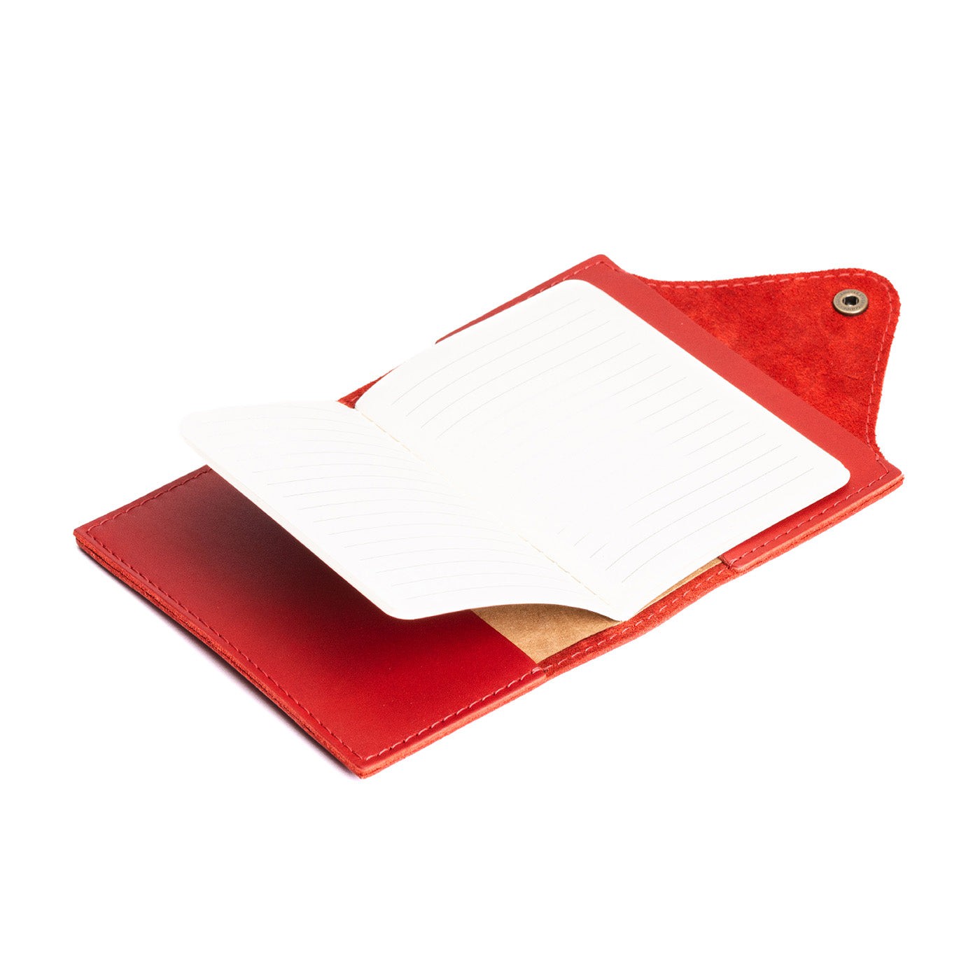 Premium Leather Snap Journal - Handmade Refillable Notebook for Writing, Sketching & Note Taking - Perfect for Travel, Office & School Use