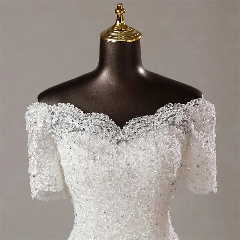 Elegant Sweetheart Neckline Mermaid Wedding Dress - A-Line Bridal Gown for Bride, Perfect for Beach, Church & Formal Weddings
