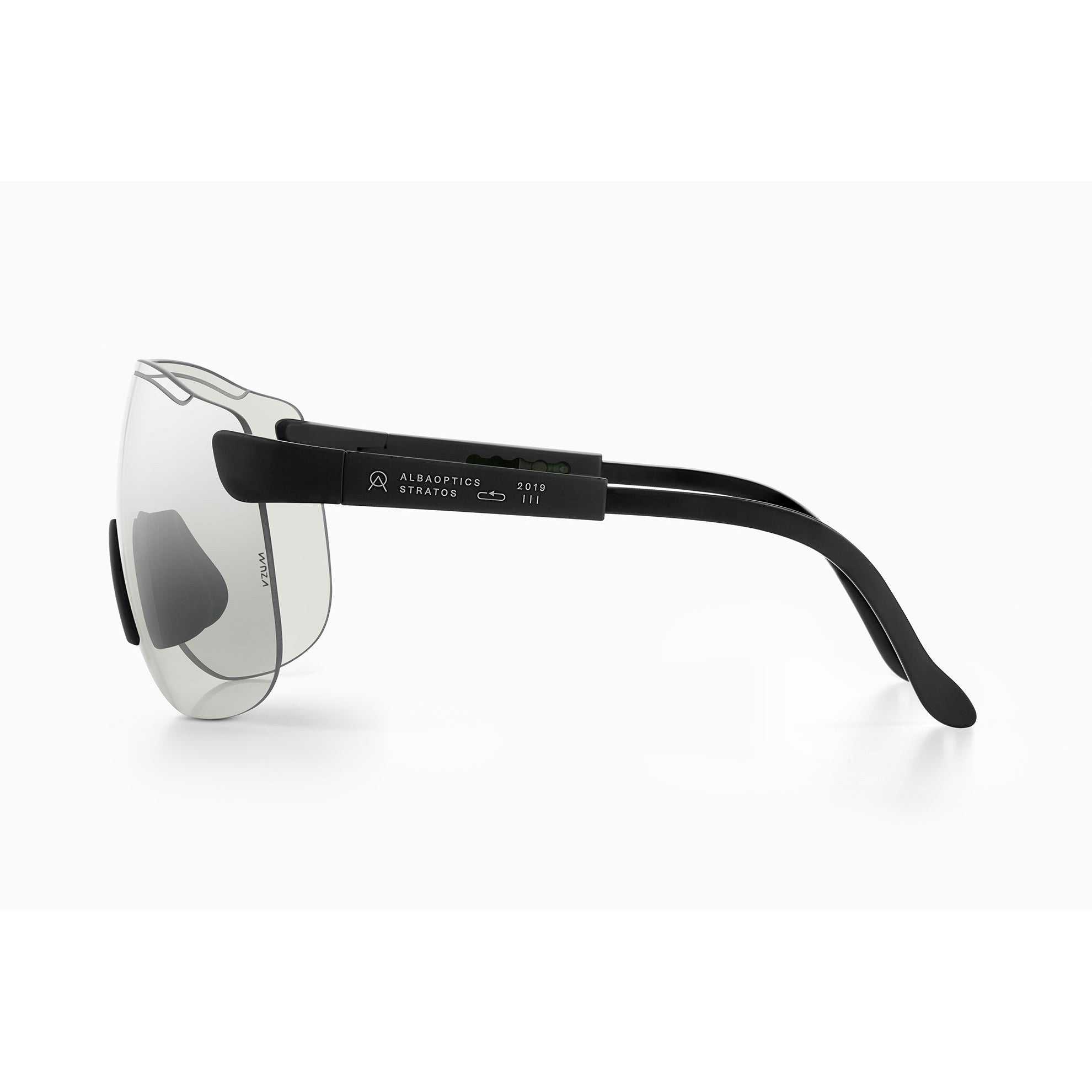 Stratos Black or White VZUM F Lens Photochromatic Sunglasses - Stylish & UV Protection for Outdoor Sports & Driving