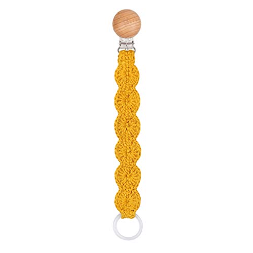 CHBC Pacifier Clip Chain - Baby Dummy Clip, Pacifier Holder with Secure Clasp for Nipple Soother (86#) - Perfect for Strollers, Car Seats & Diaper Bags