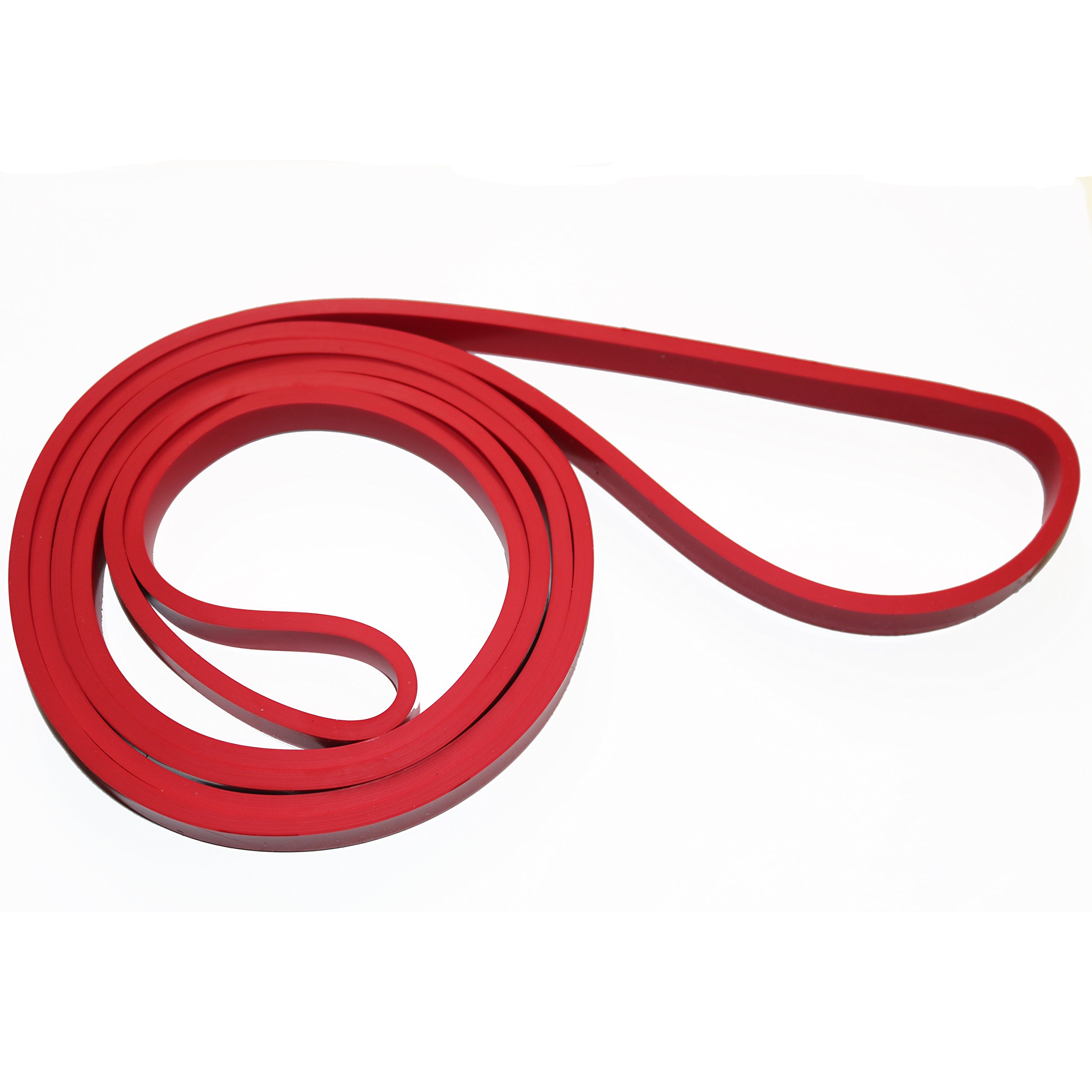 41 Inch Exercise Resistance Bands Set - 6 Adjustable Tension Levels (15-35lbs) for Strength Training, Pull Ups, Arms, Shoulders, Chest, Abs & Legs Workout - Ideal for Home Gym, Yoga, Pilates & Physical Therapy (Red)