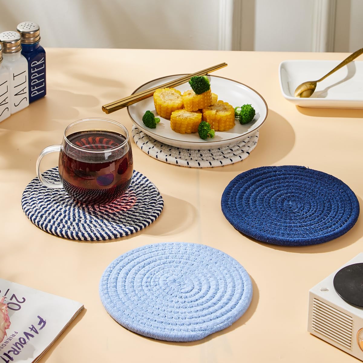 Heat-Resistant Trivets for Hot Dishes - 7.3