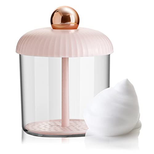 ASION Foam Whip Maker - Rich Foam Maker for Face Wash, Foam Cleanser & Skincare Tools | Creates Luxurious Lather for Gentle Cleansing Routine (Pink) - Perfect for Daily Facial Care & Travel Beauty Essentials