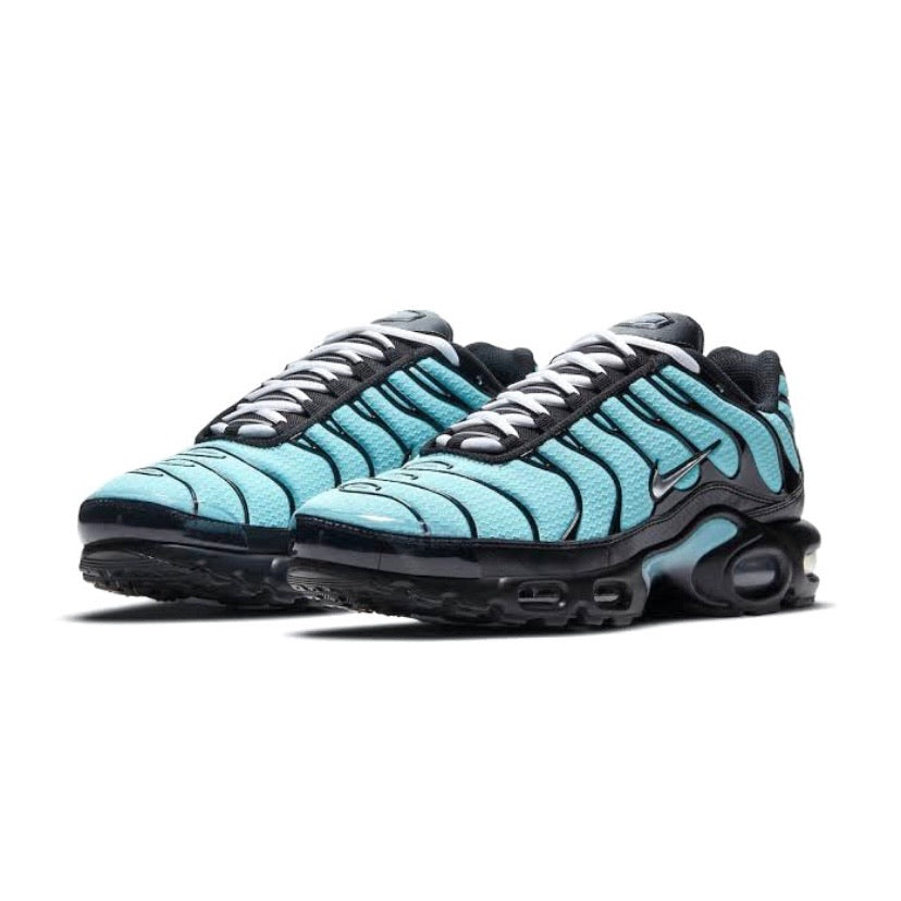 Nike Air Max Plus Sneakers - Tiffany Blue, Aqua, Metallic Silver & Black Running Shoes for Men & Women | Comfortable Athletic Shoes for Gym, Running & Casual Wear