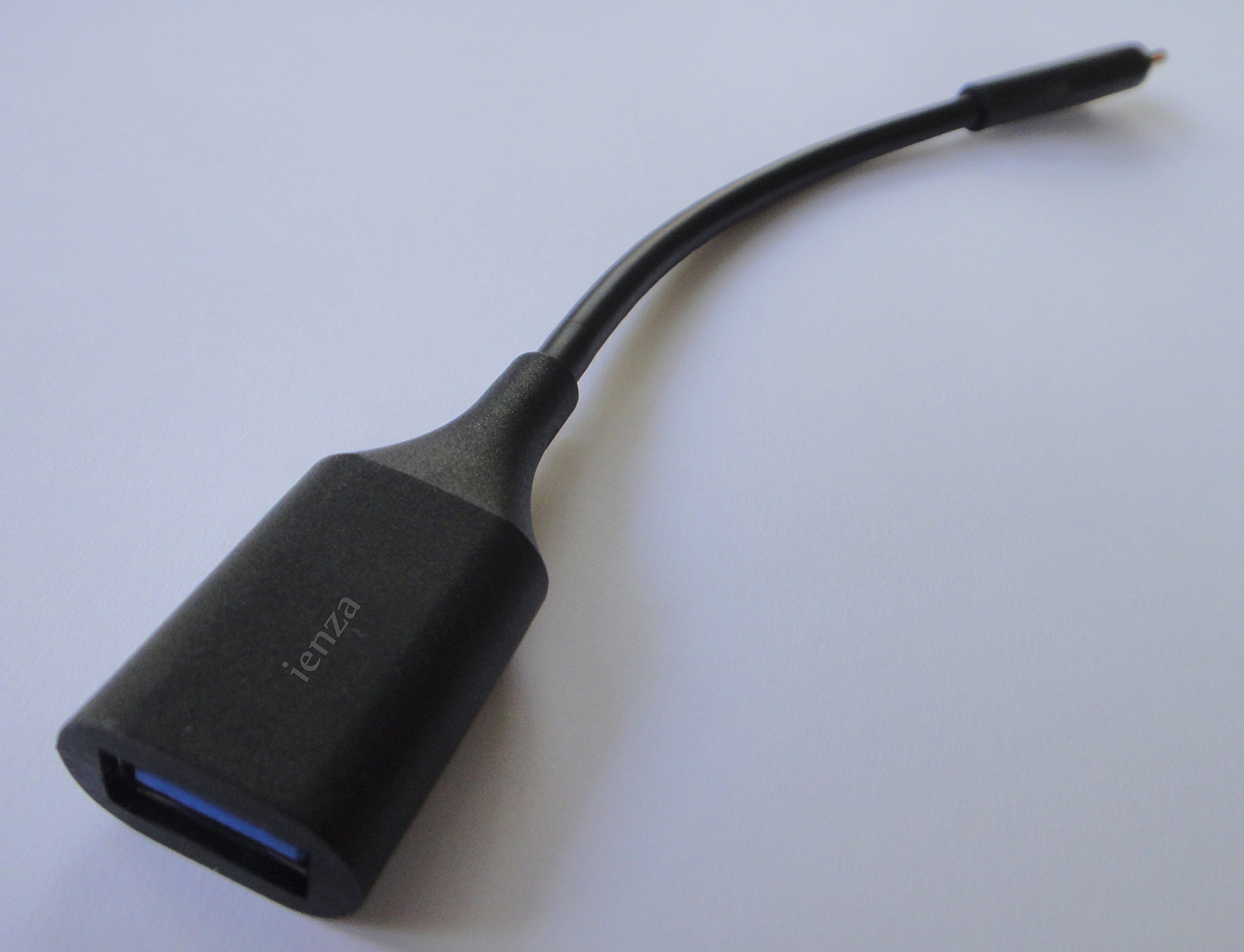 **ienza® USB 3.1 Type C Male to USB 3.0 Female Adapter Cable - OTG & Fast Data Transfer - Compatible with MacBook, iPad Pro, Samsung Galaxy & More (Perfect for Travel, Office & Home Use)**