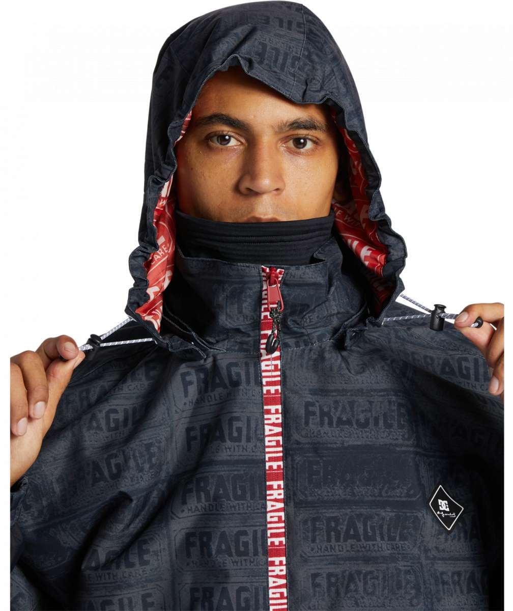 DC AW Vista Shell Jacket 2024 - Waterproof Windbreaker for Men & Women - Lightweight Outdoor Hiking Jacket - Perfect for Camping, Travel & Winter Sports