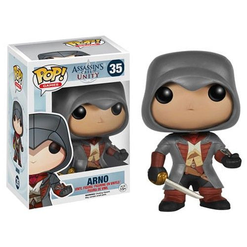 Assassin's Creed: Unity Arno Pop! Vinyl Figure - Collectible Game Character Toy for Display & Gifts | Perfect for Gamers, Collectors & AC Fans