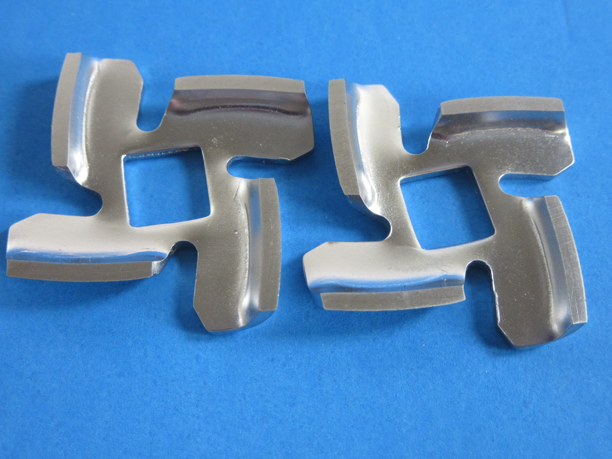 Original Replacement Blades for FGA 1 & 2 Meat Grinder - Compatible with White Plastic Unit (Not for KSMFGA) - Perfect for Home Kitchen, Butcher Shop & Food Processing