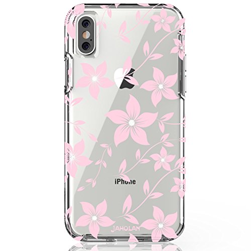 Clear Floral Pink