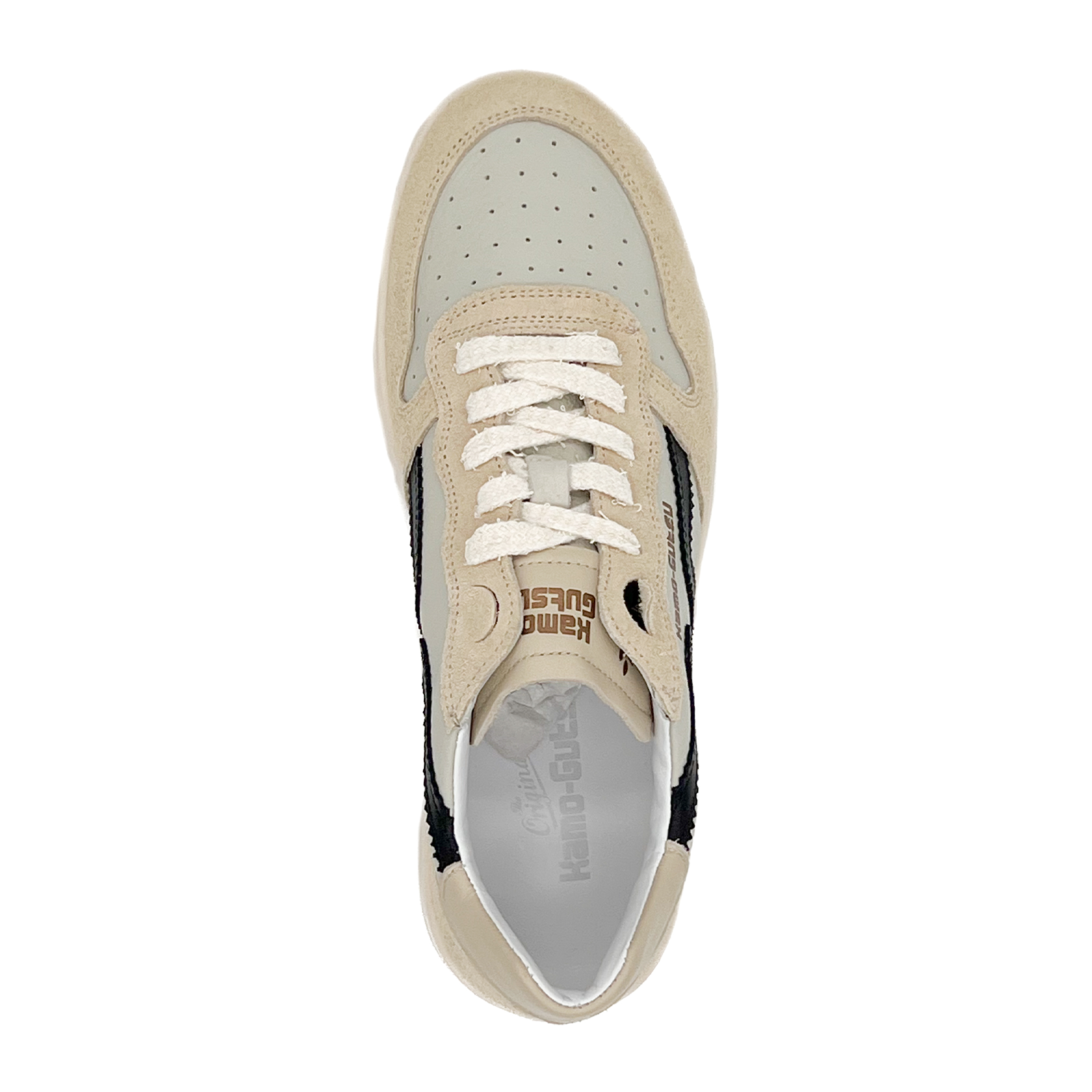Kamo Gutsu CAMPO 048 Men's Sneakers - Monkey/Beige Color | Comfortable Casual Shoes for Walking, Gym & Everyday Wear