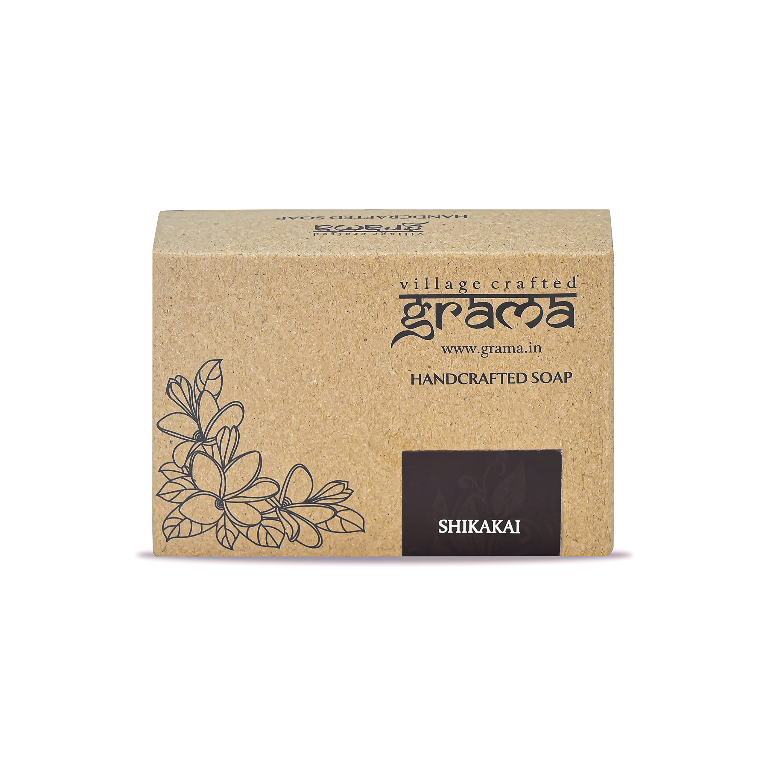 Grama Handcrafted Shikakai Soap (Pack of 2) - Natural Ayurvedic Hair Care for Shine & Growth - Perfect for Daily Use & Travel