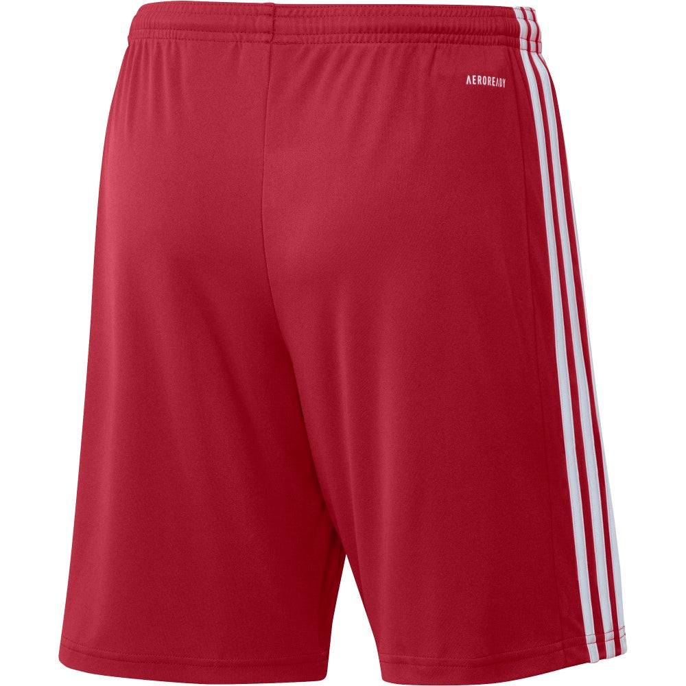 Adidas Youth Squadra 21 Athletic Shorts for Boys - Breathable Red & White Soccer Shorts - Perfect for Sports, Training & Casual Wear