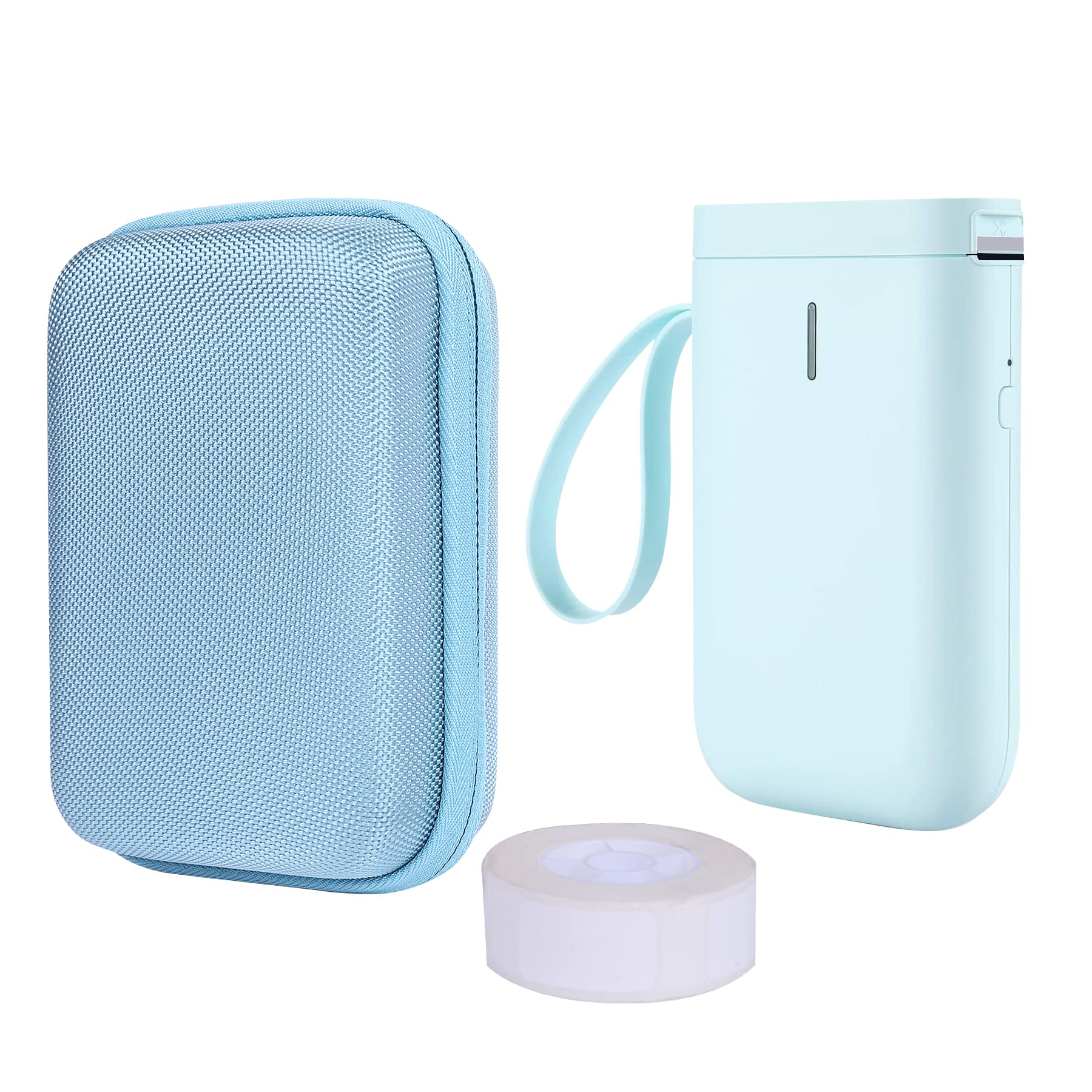 Hard Storage Case for MUNBYN Bluetooth Label Maker & NiiMbot D11 Wireless Label Printer - Durable Protective Cover (Teal) | Perfect for Office, Home Organization & Craft Labeling