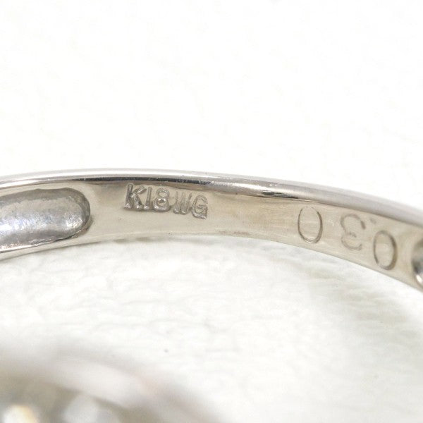 18K White Gold Diamond Ring for Women - Elegant Solitaire Engagement & Wedding Band - Perfect for Proposals, Anniversaries, and Special Occasions