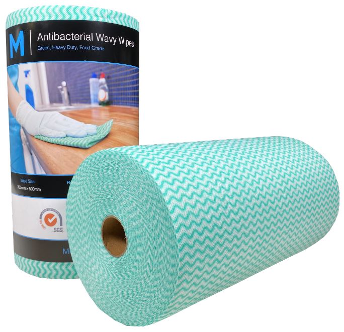 Antibacterial Wavy Wipes 11.8