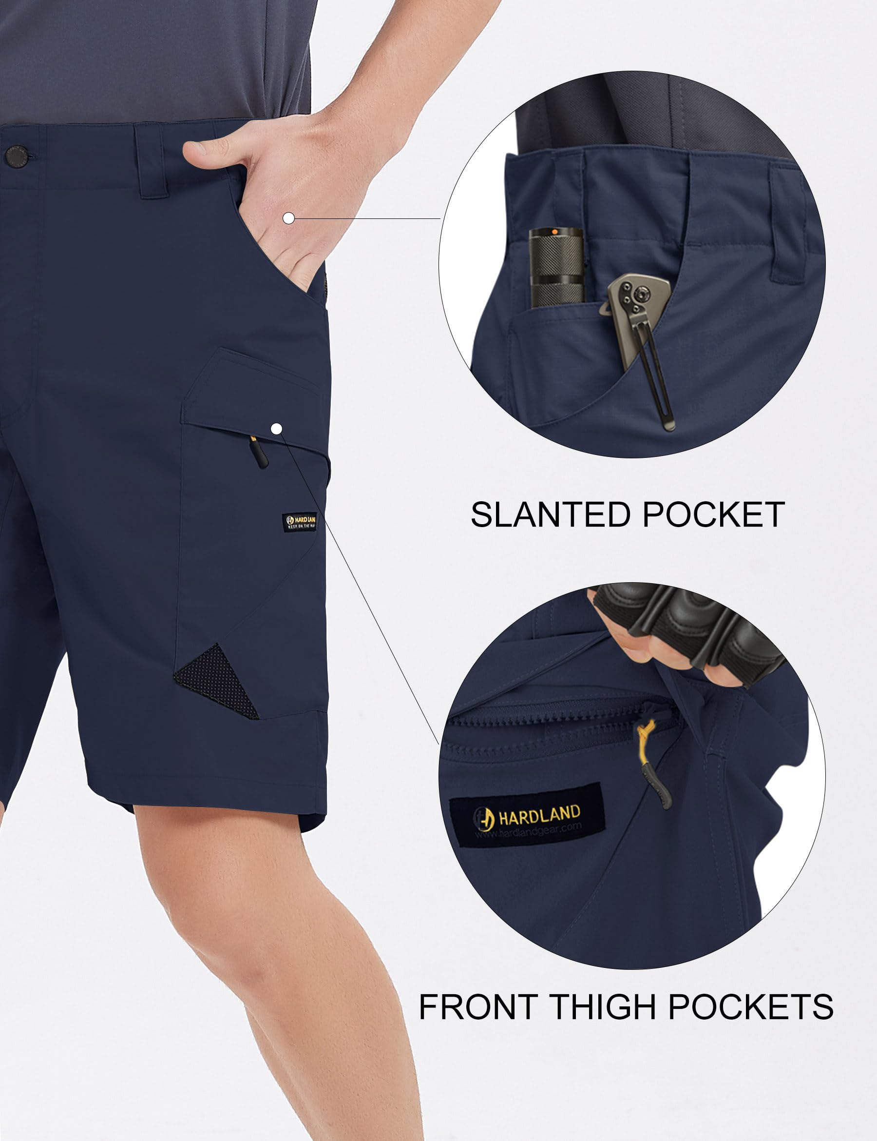 **Men's Tactical Shorts - 9.5