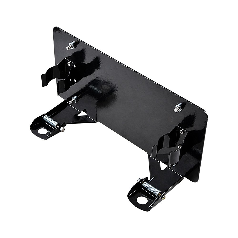 Anzios Flip-Up 254mm Hawse Fairlead Mounted License Plate Holder - 8.75 Inch Universal Mounting Bracket for Off-Road Trucks & Jeeps - Perfect for Trail Rides & Towing Compliance