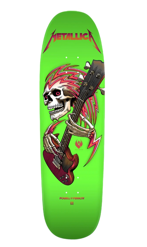 Powell Peralta x Metallica Flight Collaboration Skateboard Deck - 9.265