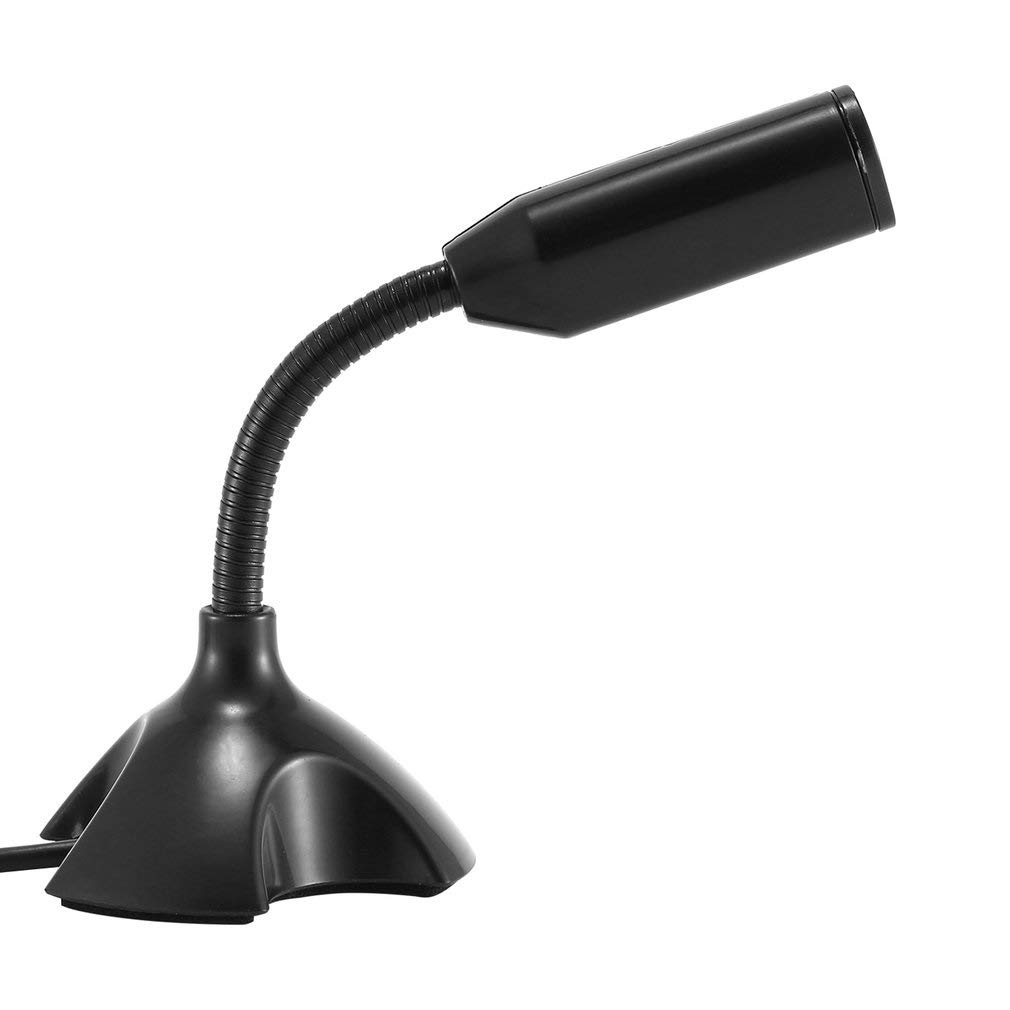 Professional USB Condenser Mini Microphone Stand for PC Laptop Recording - Plug & Play Wired Mic with Adjustable Arm for Podcasting, Gaming & Voiceovers
