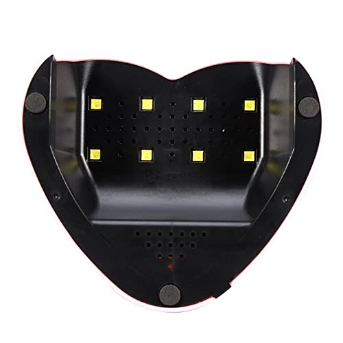 A K Homes - 3 Timer Settings UV LED Nail Dryer Machine with Double Light Sources, No Dead-Zone for Gel Polish, Nail Art, UV/LED Gel Extensions (Pink) - Perfect for Home Manicures & Professional Salon Use