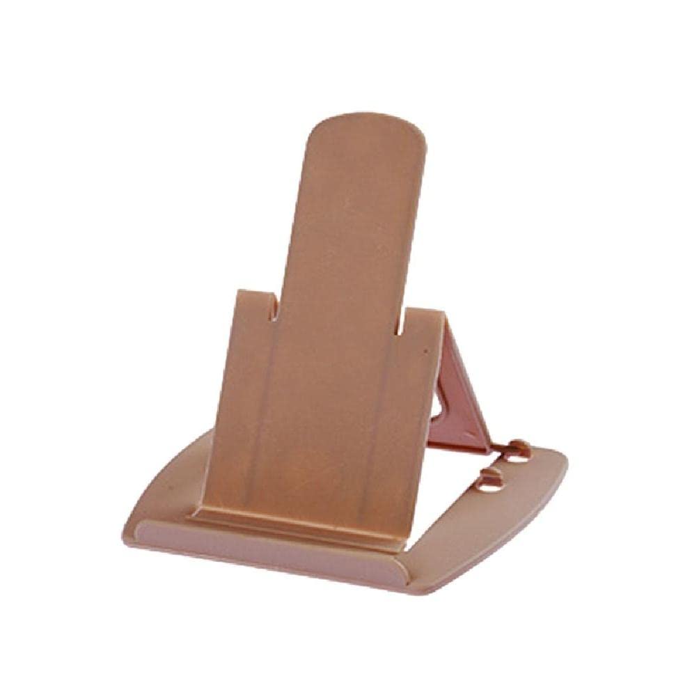 XISAOK Mini Adjustable Foldable Card Phone Stand - Portable Cell Phone & Tablet Holder for Desk, Home, Office - Perfect for Video Calls, Watching Movies, and Hands-Free Use