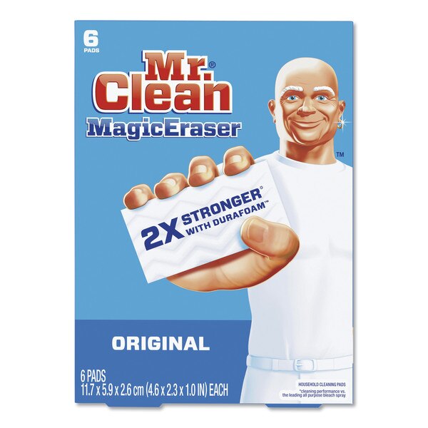 Procter & Gamble Magic Eraser Pads - 6 Pack | Extra Strength Cleaning Sponges for Stubborn Stains | Perfect for Kitchen, Bathroom & Wall Cleaning