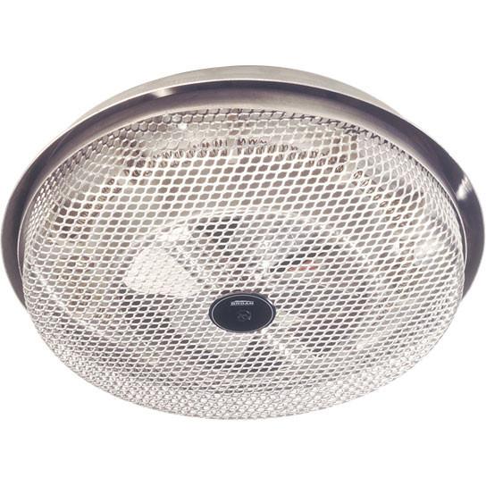 Broan Model 157 Low Profile Ceiling Mount Forced Air Heater with Solid Wire Element - Perfect for Basements, Garages, and Workspaces