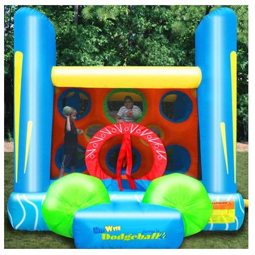 KidWise Jump N Dodgeball Bounce House - Inflatable Playhouse for Kids Outdoor Birthday Parties, Backyard Games & Summer Activities - Perfect for Ages 5-12