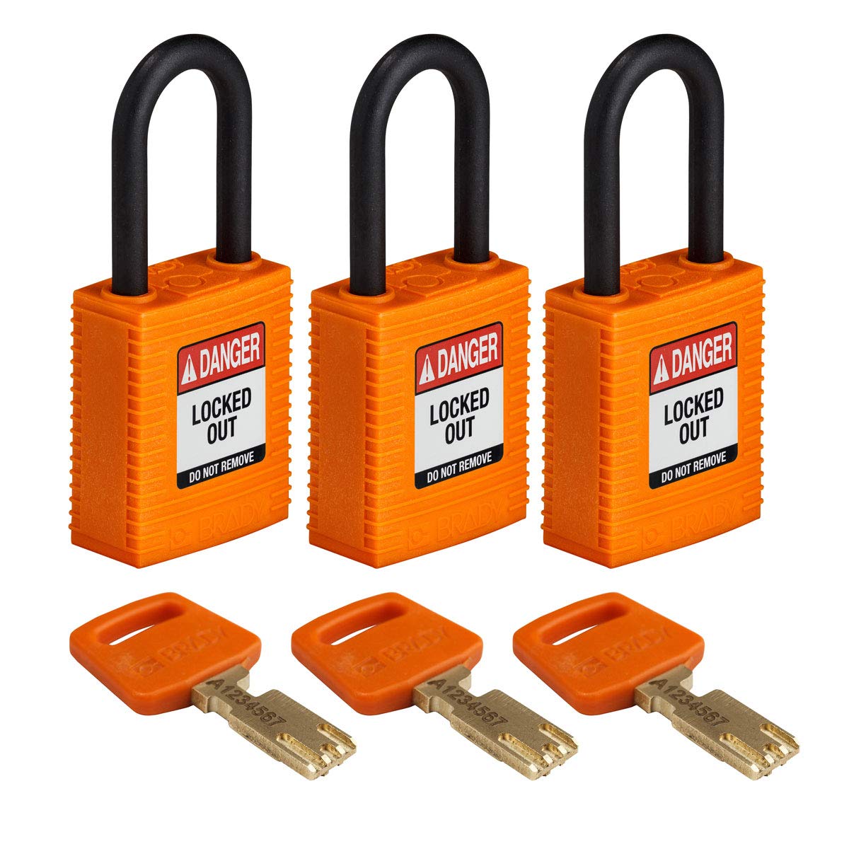 Brady SafeKey Lockout Padlock - 1.5
