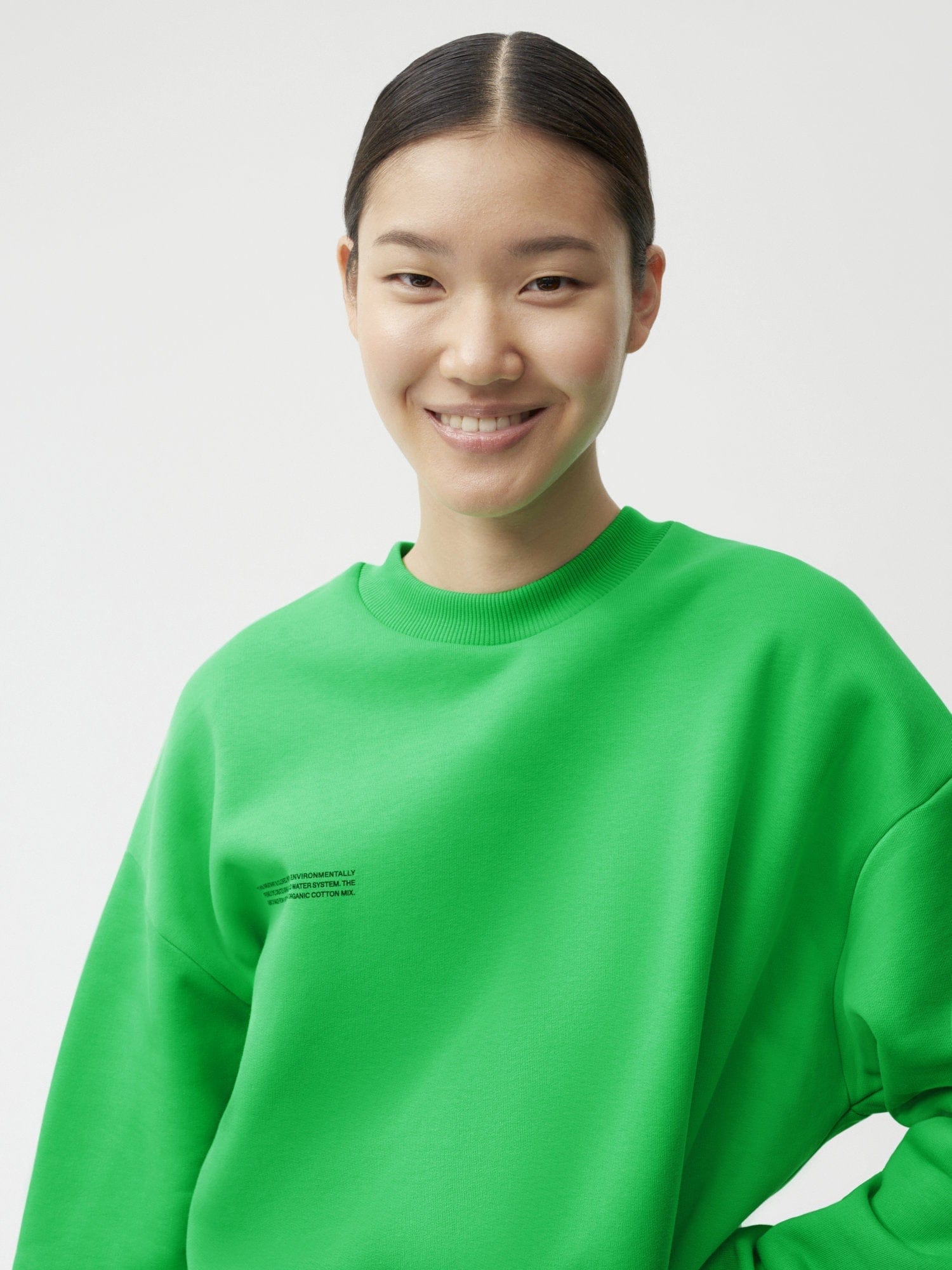 Women's 365 Heavyweight Fleece Pullover Sweatshirt - Soft & Cozy Jade Green for Casual Wear, Lounge & Outdoor Activities