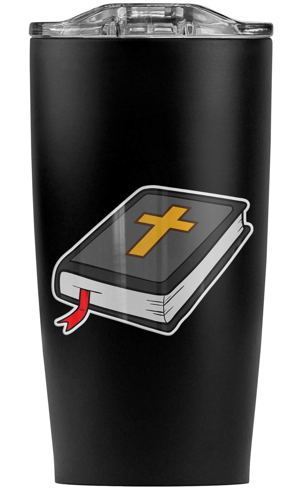 LOGOVISION Bible Cross Stainless Steel 20oz Travel Tumbler - Vacuum Insulated for Coffee & Cold Drinks | Church, Bible Study Gift