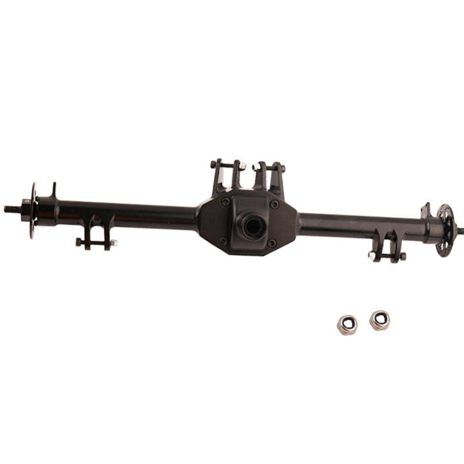 Upgraded Yiju Rear Axle Housing Case for 1/10 Scale RC Crawler & Desert Truck - DIY Modification & Replacement Part (Black) - Perfect for Off-Road RC Vehicle Upgrades & Maintenance