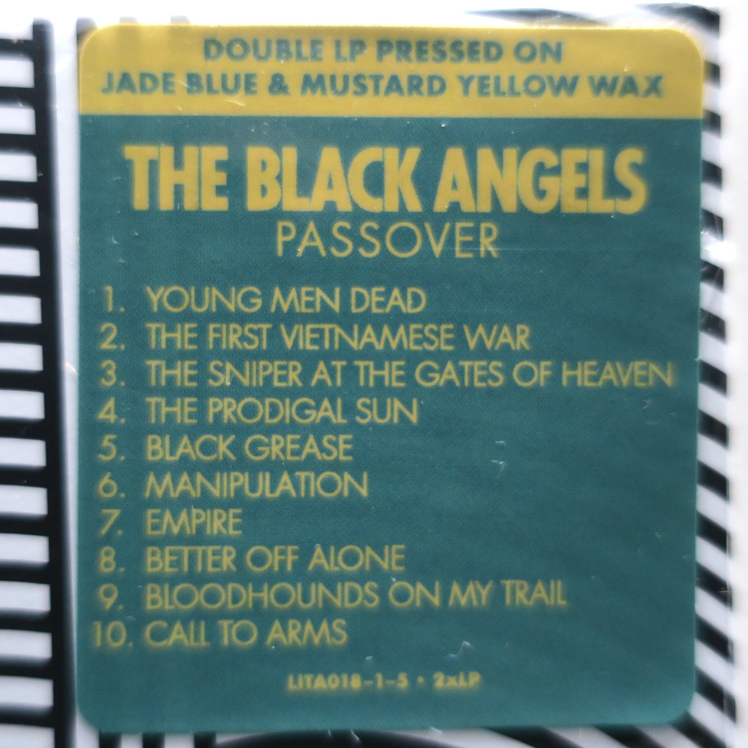 BLACK ANGELS 'Passover' JADE/MUSTARD Vinyl 2LP Record - Limited Edition Psychedelic Rock Album for Music Collectors & Vinyl Enthusiasts
